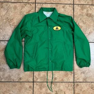 Green Auburn MADE IN USA Windbreaker